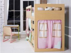 Ліжко двоярусне IndigoWood Cubed wood 190х90см